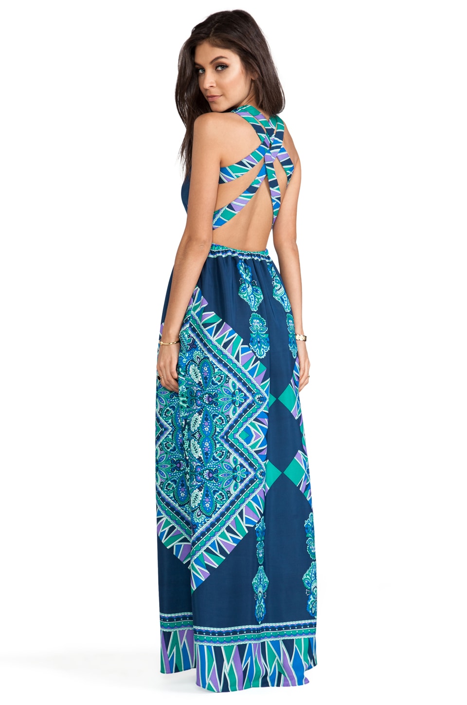 Lovers and Friends Kitty Cat Dress in Teal