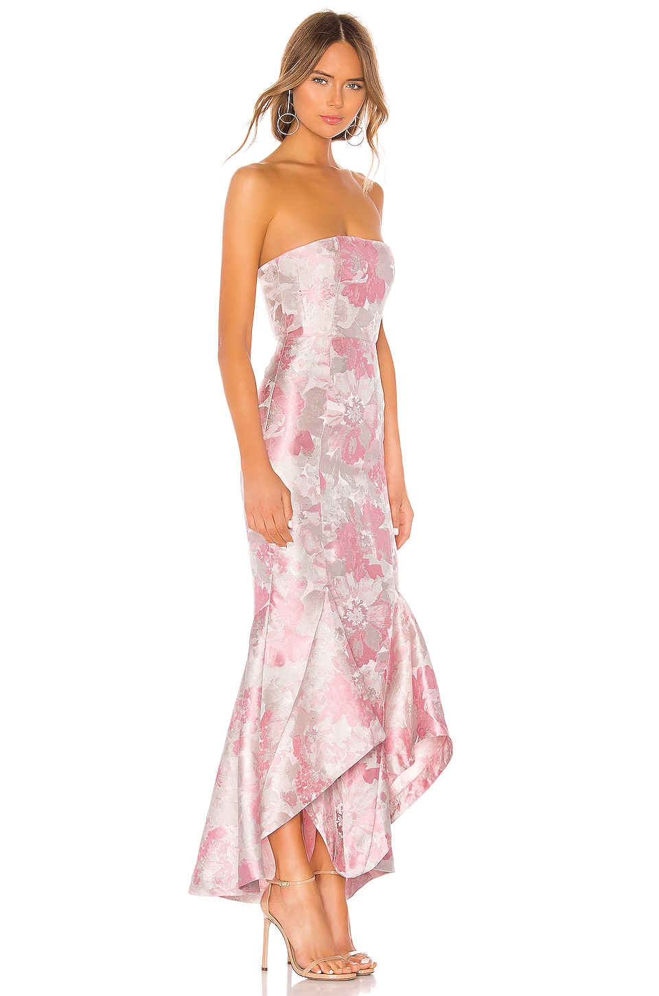 Lovers and Friends Urgonia Gown in Pink Tonal