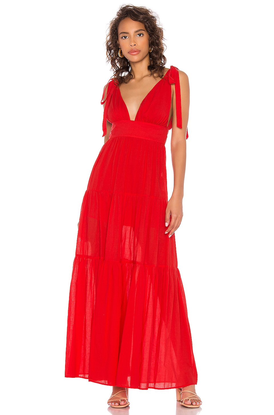 revolve red maxi dress