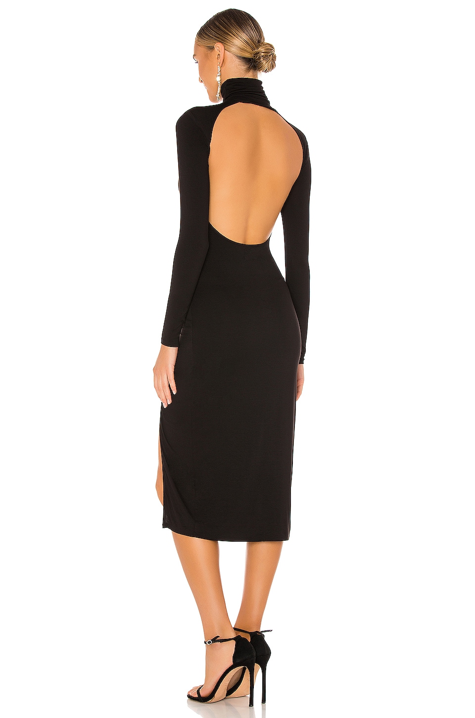Lovers and Friends Gigi Midi Dress in Black