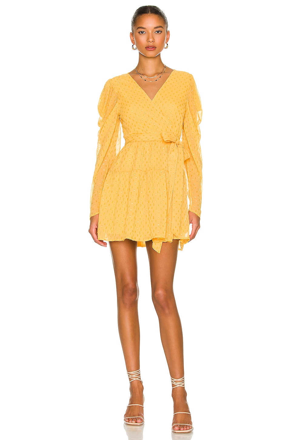 Lovers and Friends Morgan Mini Dress in Golden Yellow | REVOLVE Lovers and Friends Morgan Mini Dress in Golden Yellow | REVOLVE