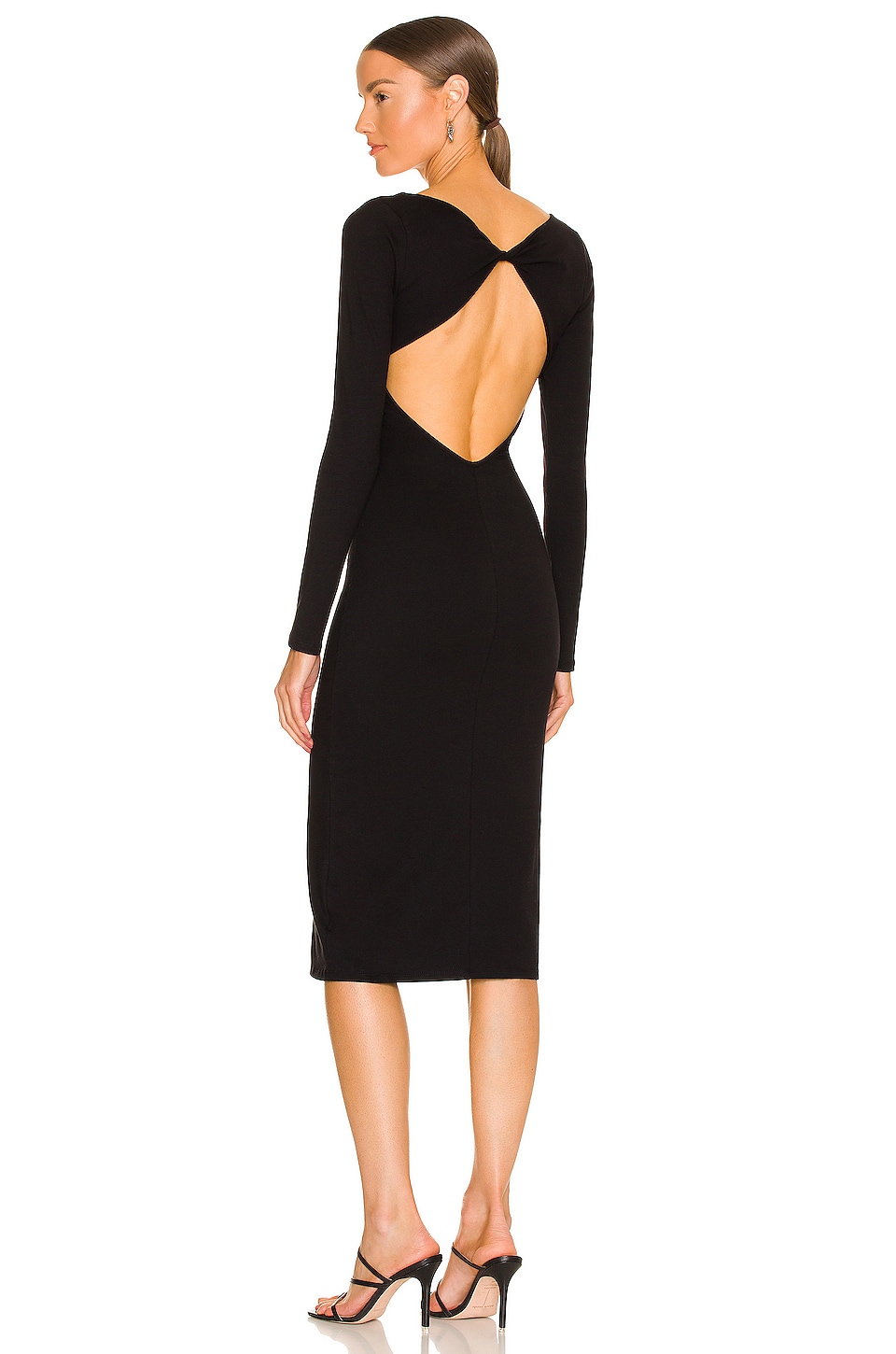 Lovers and Friends Ellie Midi Dress in Black REVOLVE