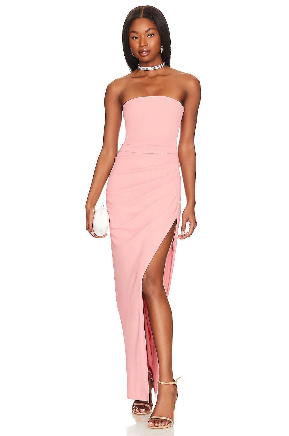 Image 1 of Chrisley Gown in Rose Pink