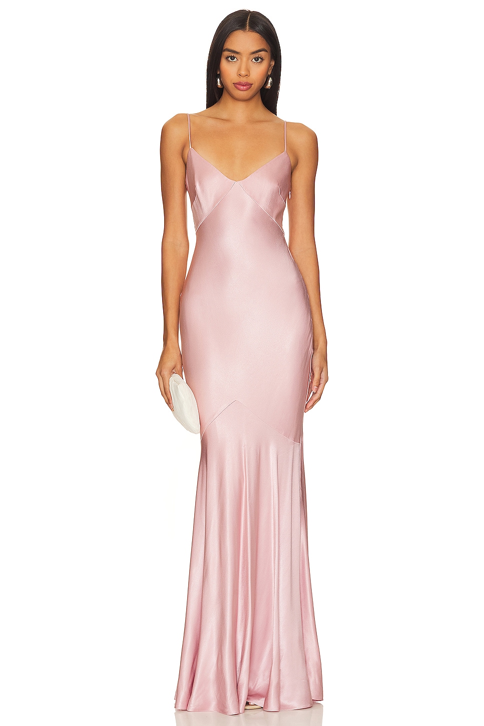 Lovers and Friends Anderson Gown in Clay Pink | REVOLVE