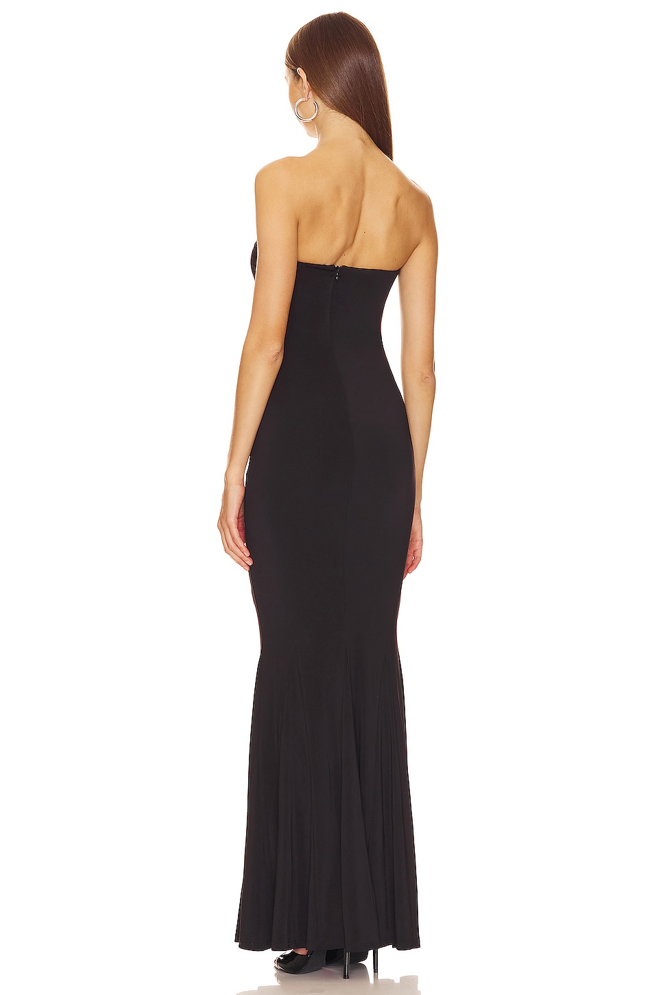 x Anja Dujaković Bex Strapless Gown