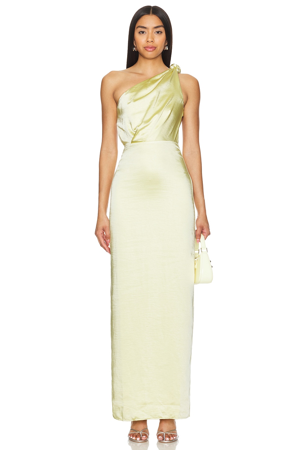 Lovers and Friends Bella Gown in Baby Yellow REVOLVE