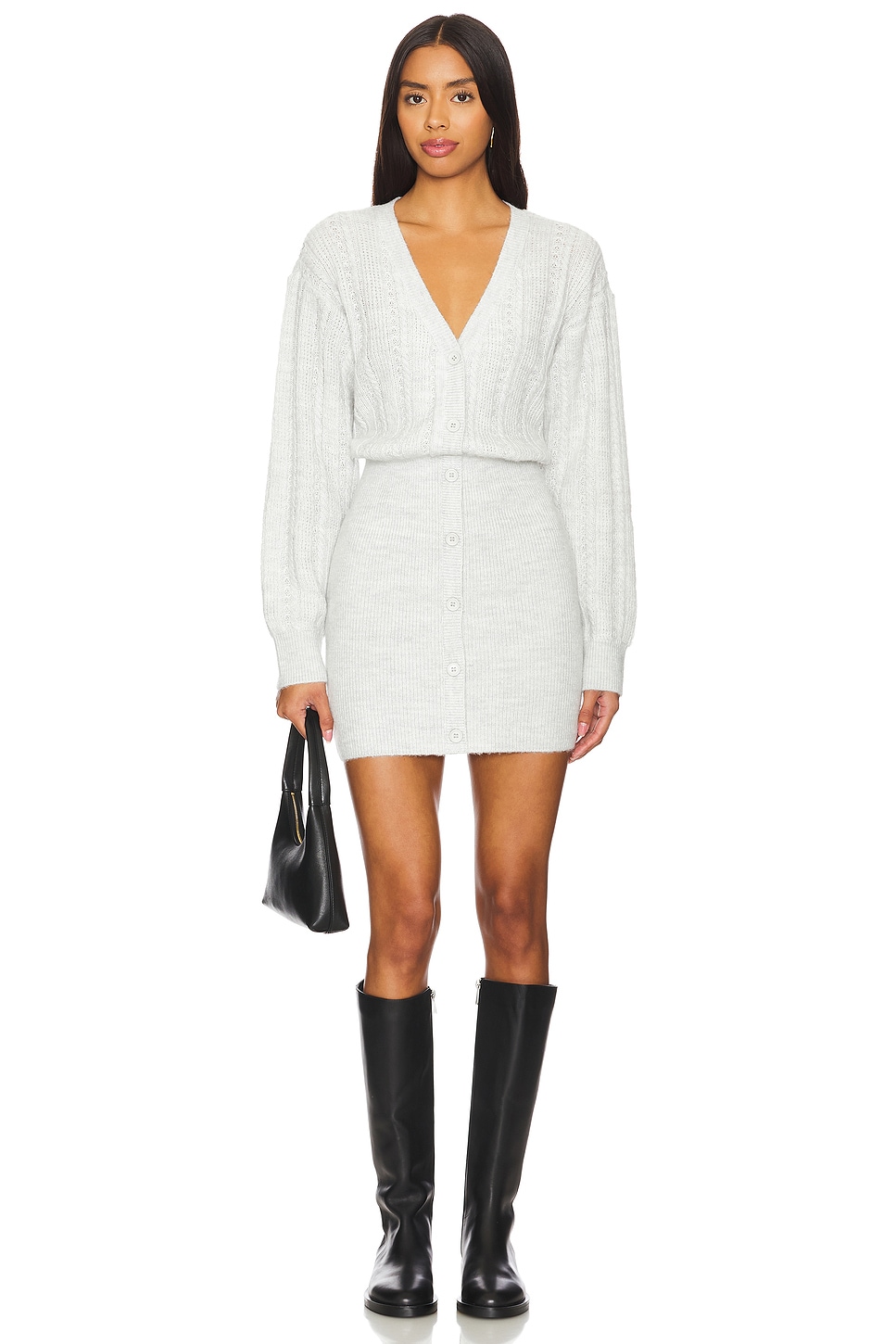 heather grey mini dress FREE PEOPLE HEATHER GREY HOT SHOT MINI DRESS