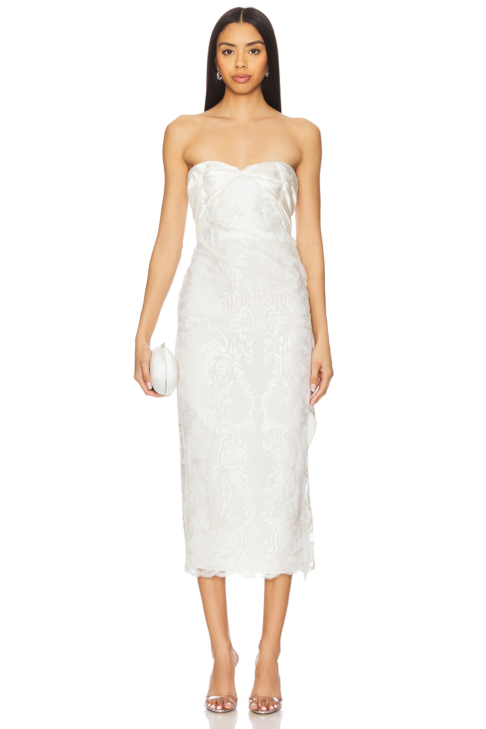 Lovers and Friends KLEID THESSALY in White REVOLVE