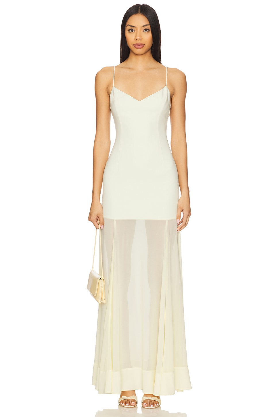 Caden Maxi Dress in Butter Yellow View 1 of 3