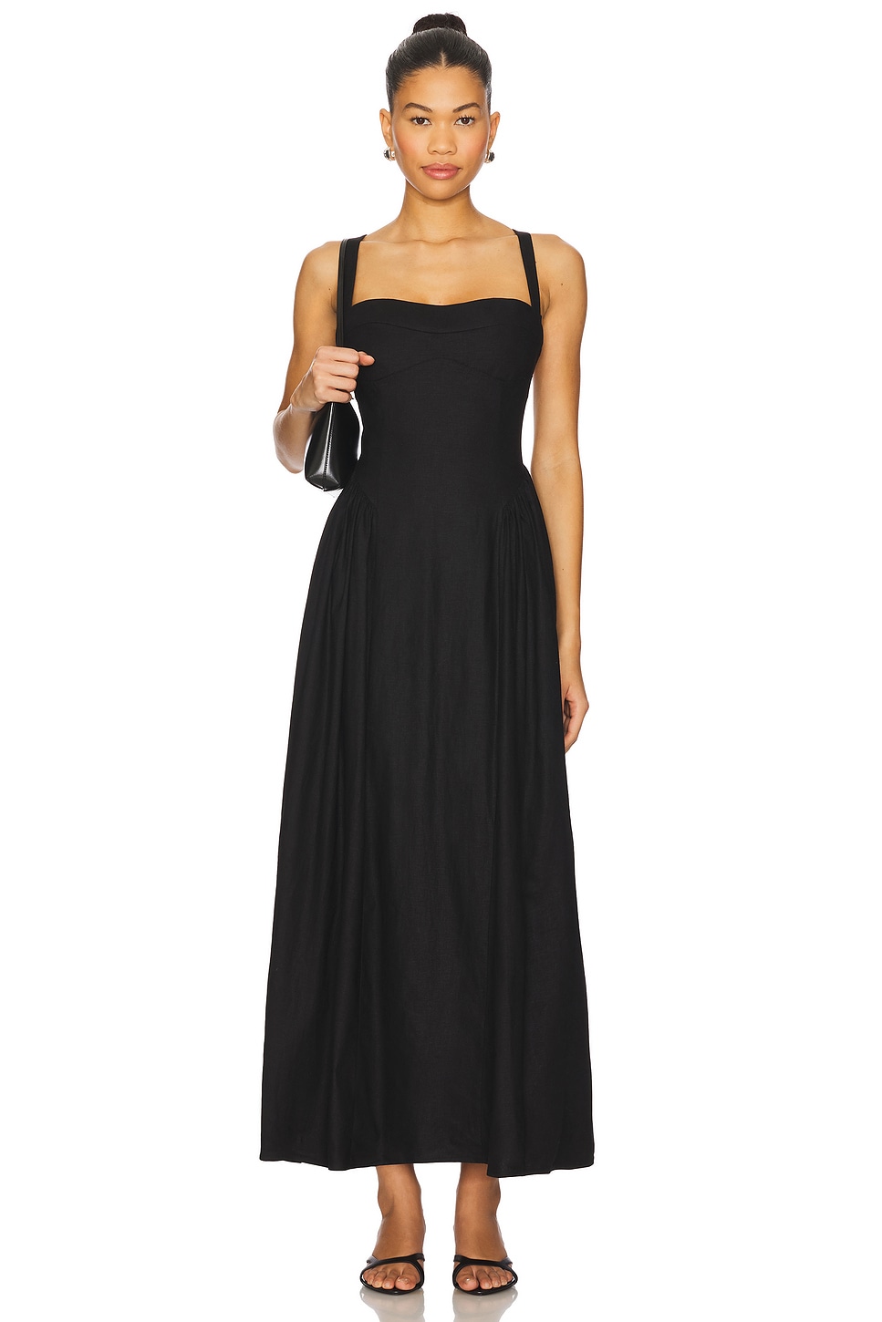 willa midi dress lovers and friends Women's Willa Midi Dress (Antique Navy Ivory, Size 10) J.Crew Factory