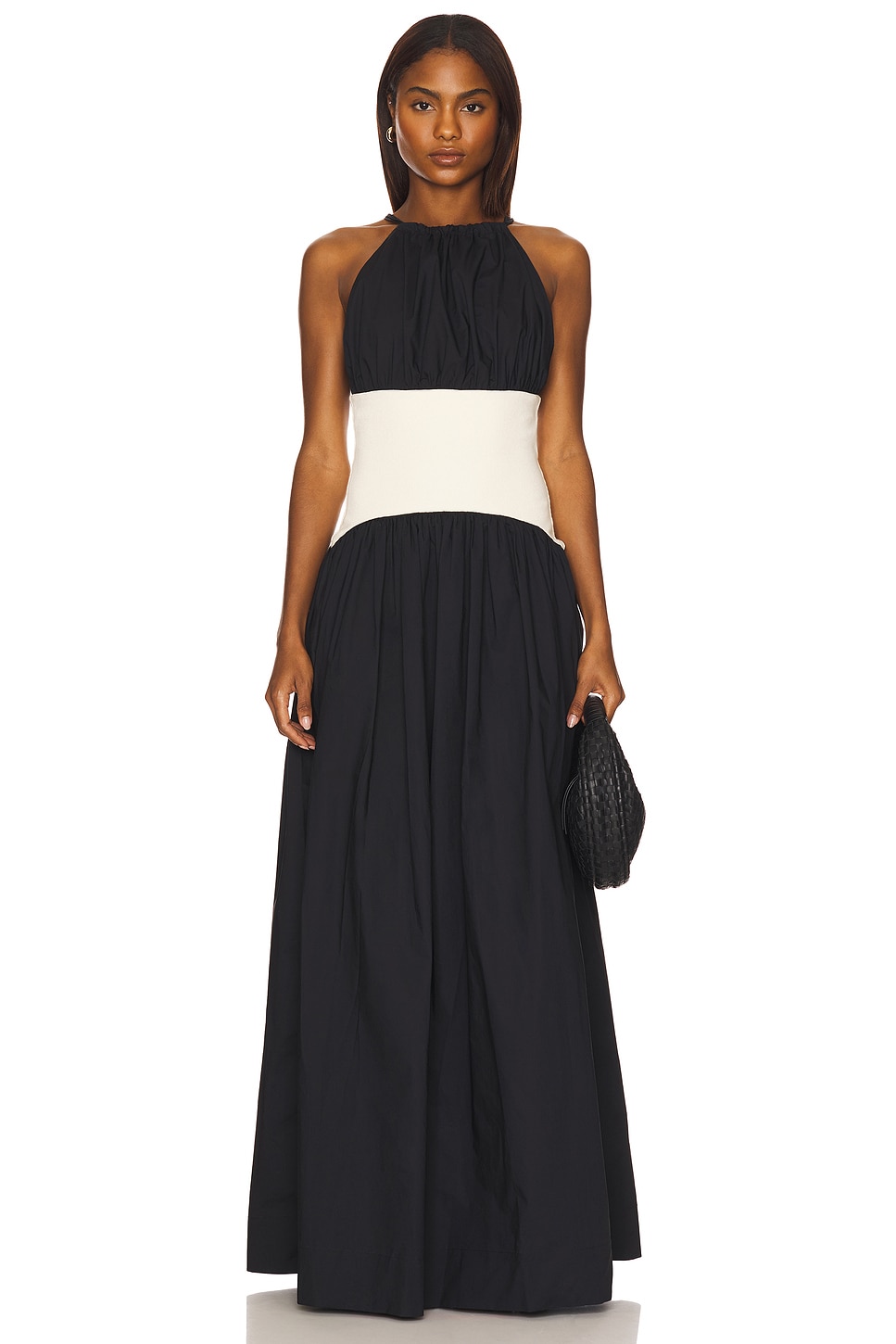 white christmas dresses Classic Charm Strapless Maxi Dress main image 1