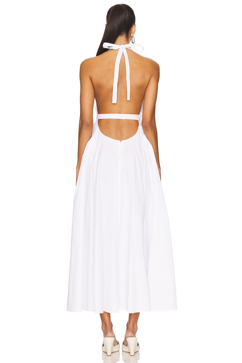 Lovers and Friends Idun Halter Neck Midi Dress