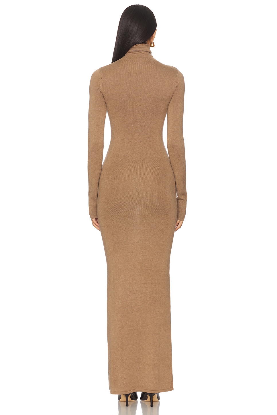 camel formal dress TURN AROUND TWIST OUT MIDI | CAMEL | Third Form | Night Out & Formal Dresses  — THIRD FORM