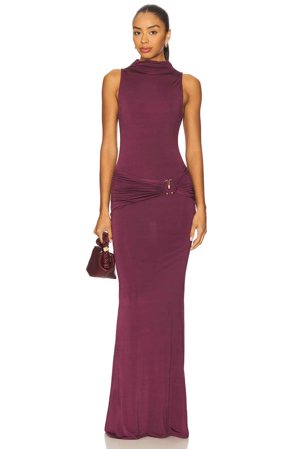 Lotte Gown in Plum View 1 of 3