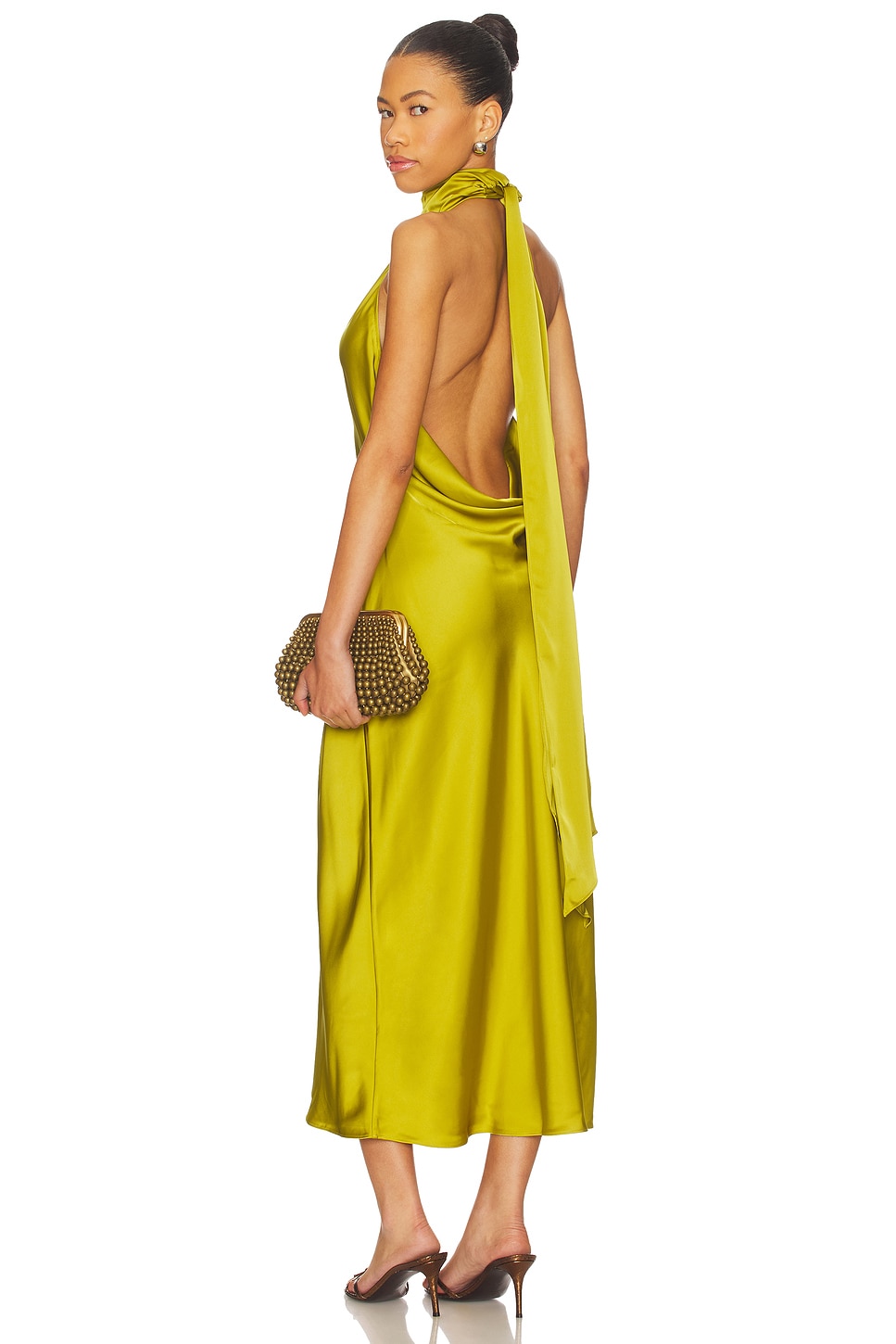 Lovers and Friends Reina Midi Dress in Chartreuse | REVOLVE