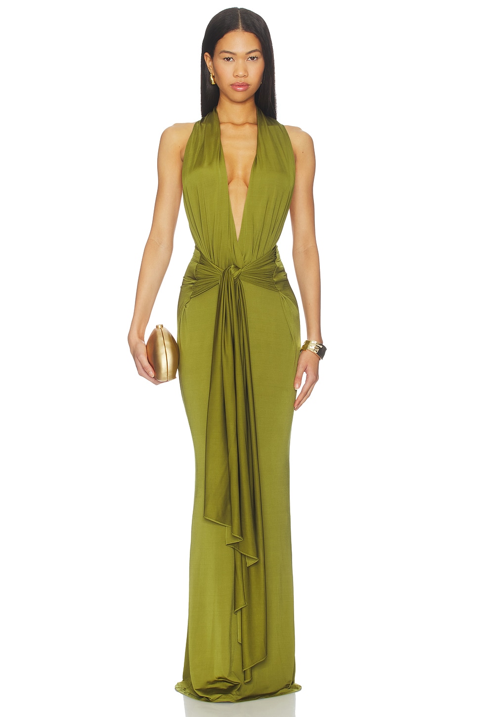 cult gaia willow dress green Celina Midi Dress main image 0
