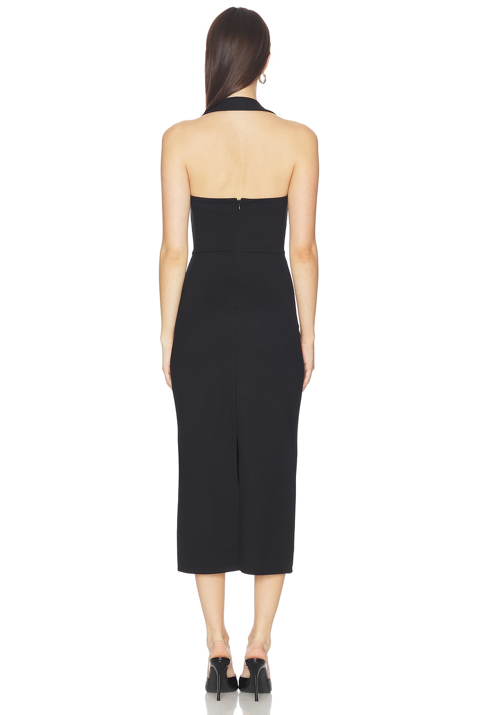 knee length dresses for ladies Asking For A Friend Midi Dress Rose Pink main image 1