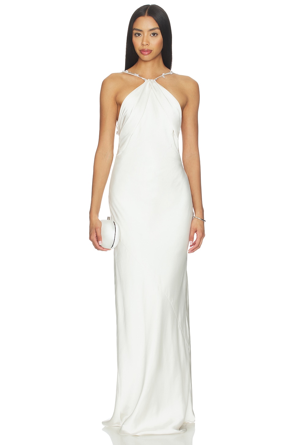 Ava Gown in White View 1 of 4