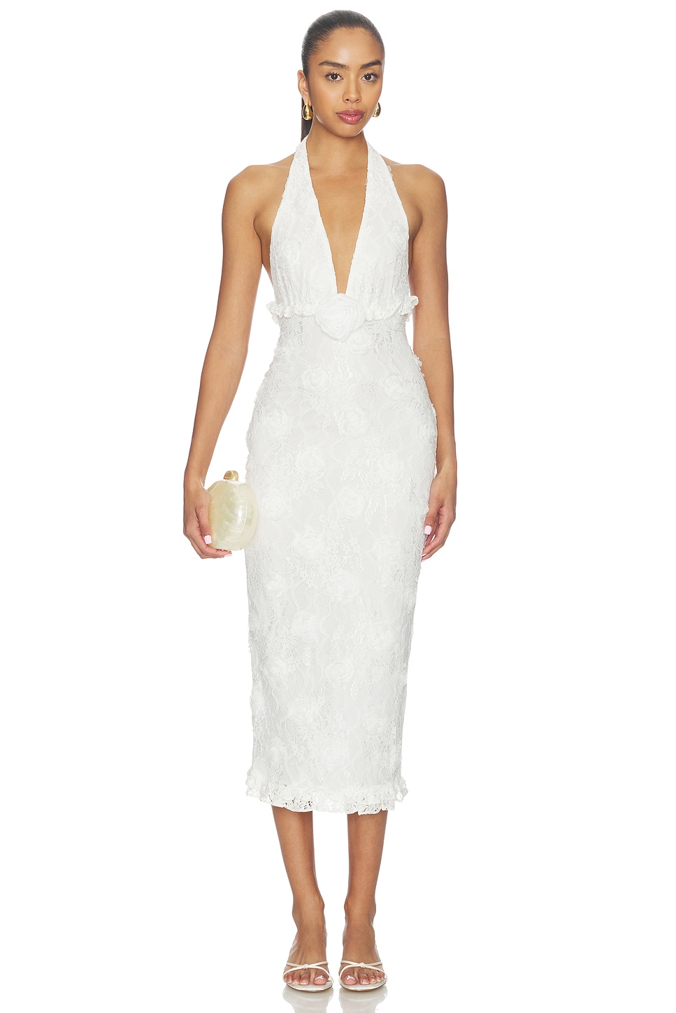 revolve clothing midi dress Michael Costello x  Closet Club 40 EU (waist 82 cm) Revolve Clothing Off the Shoulder