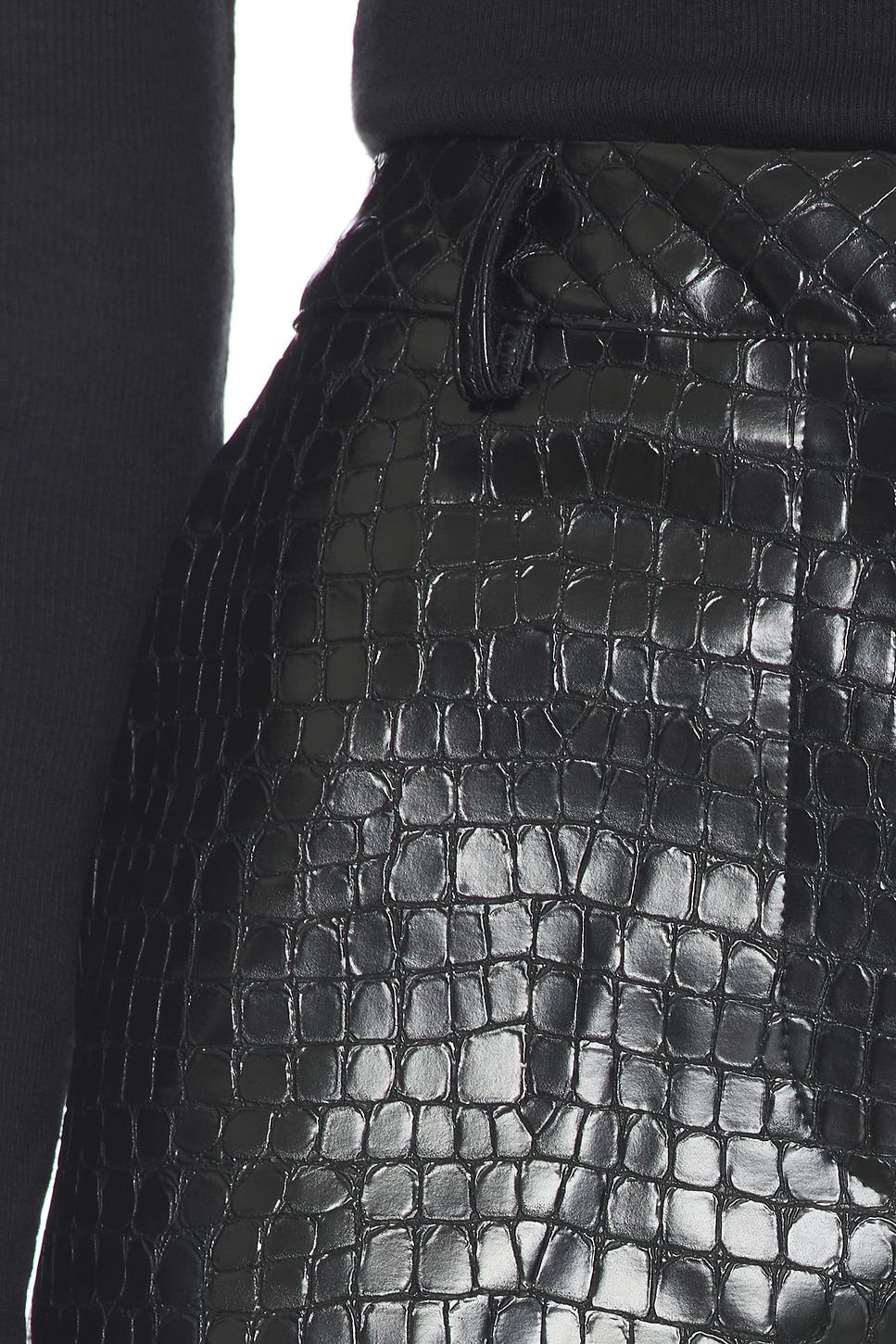 Arden Faux Croc Shorts