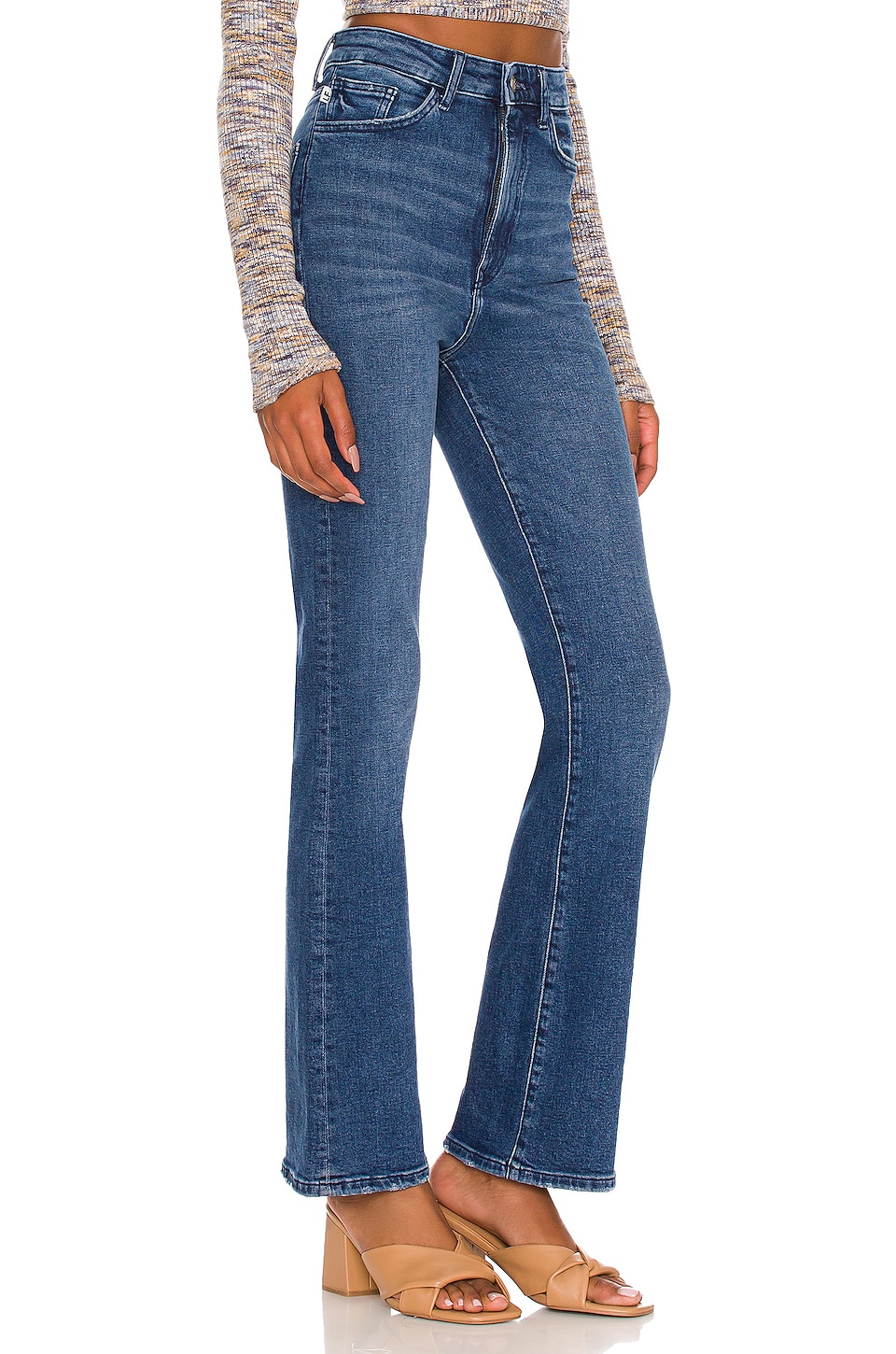Lovers and Friends Greyson Ultra High Rise Slim Boot in Fleetwood