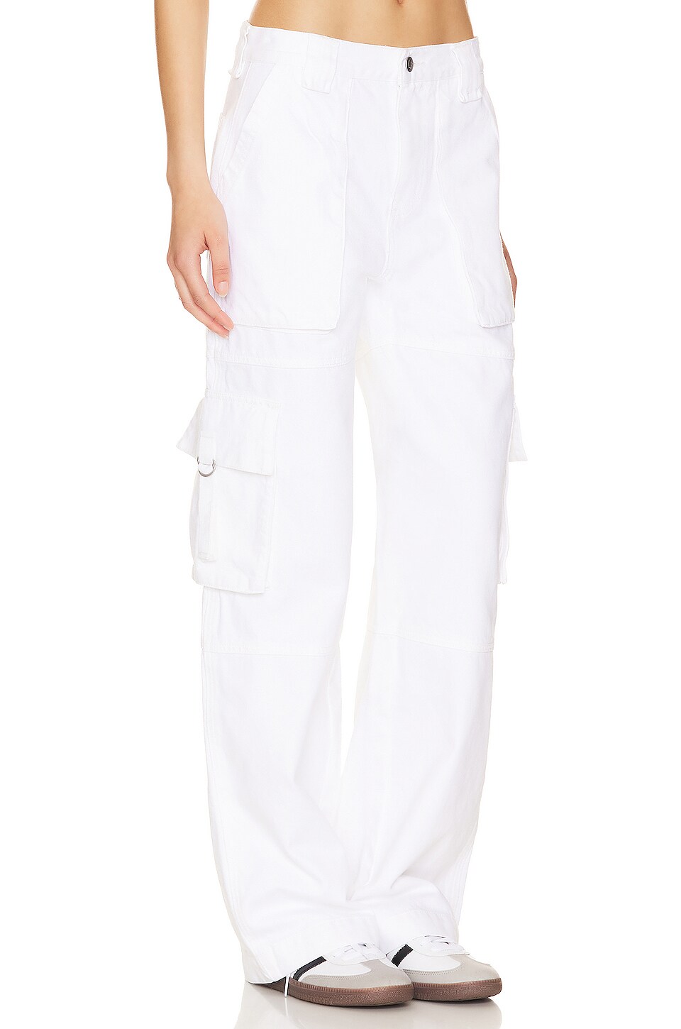 Lovers and Friends Nico Low Rise Wide Leg Cargo in Audio