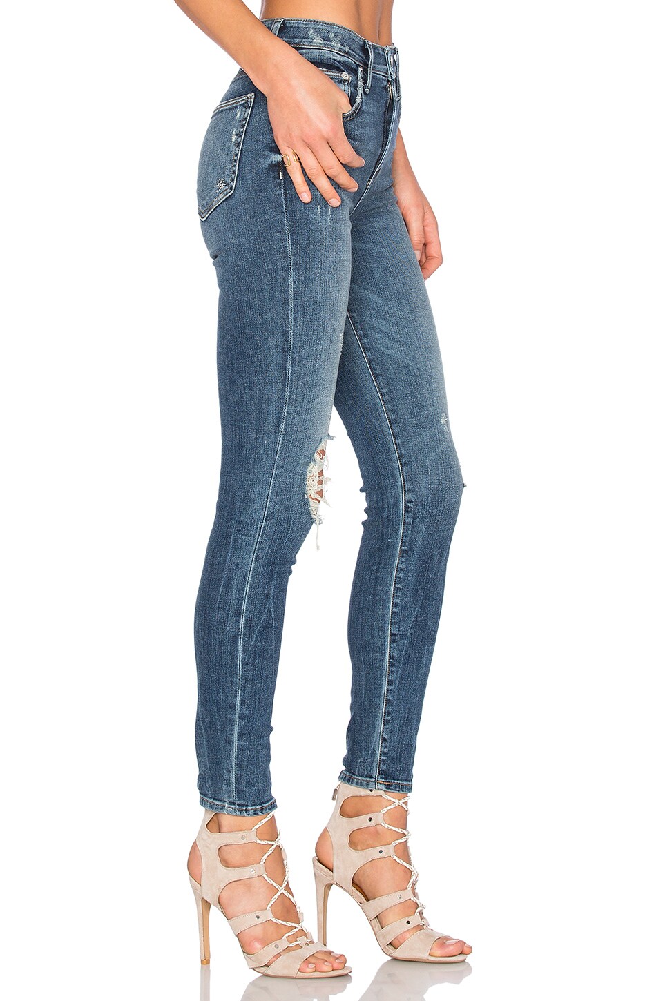 Lovers and Friends Mason High-Rise Skinny Jean in Larchmont