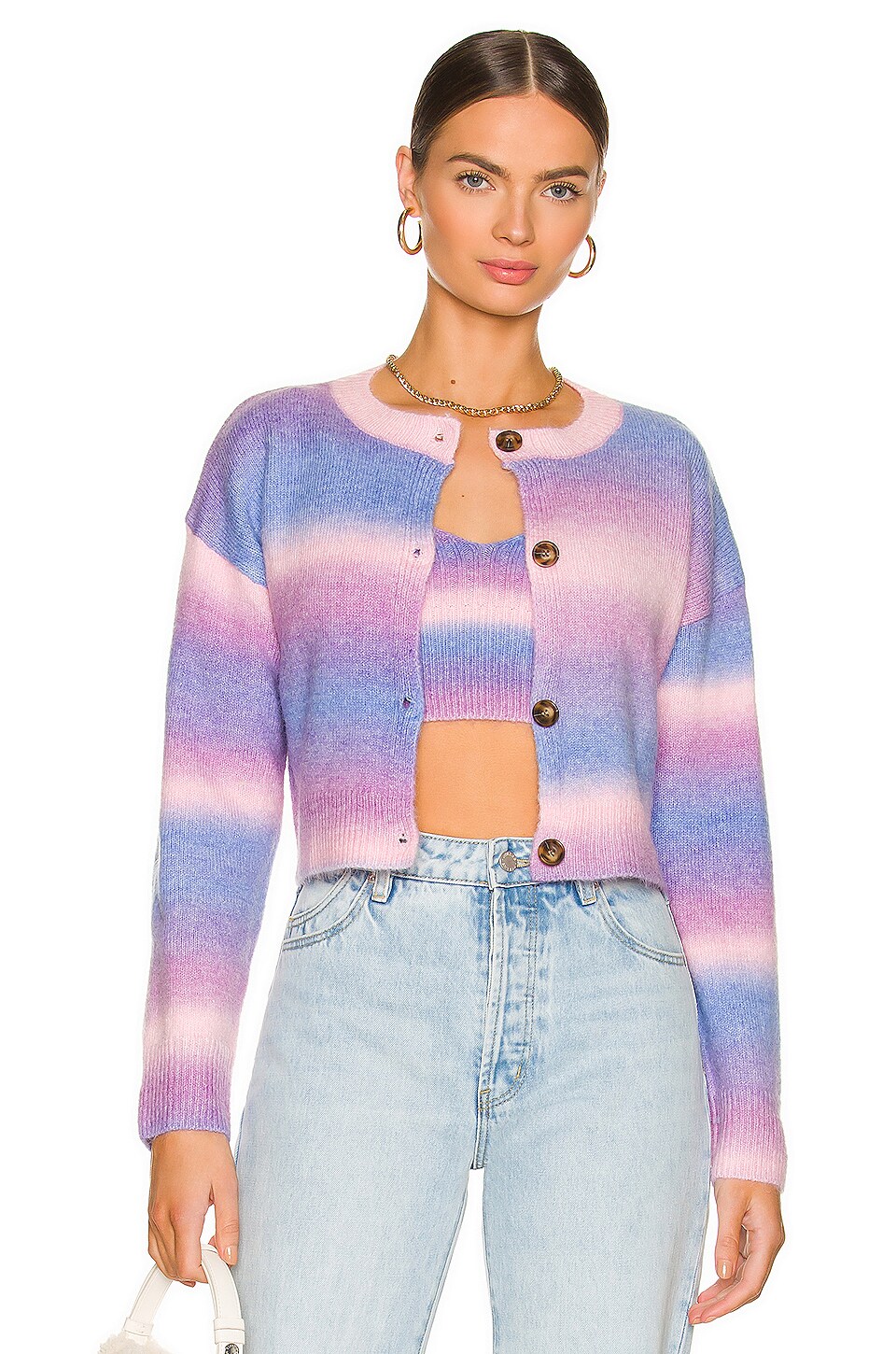 Kaylani Sweater Set in Pink \u0026 Purple 