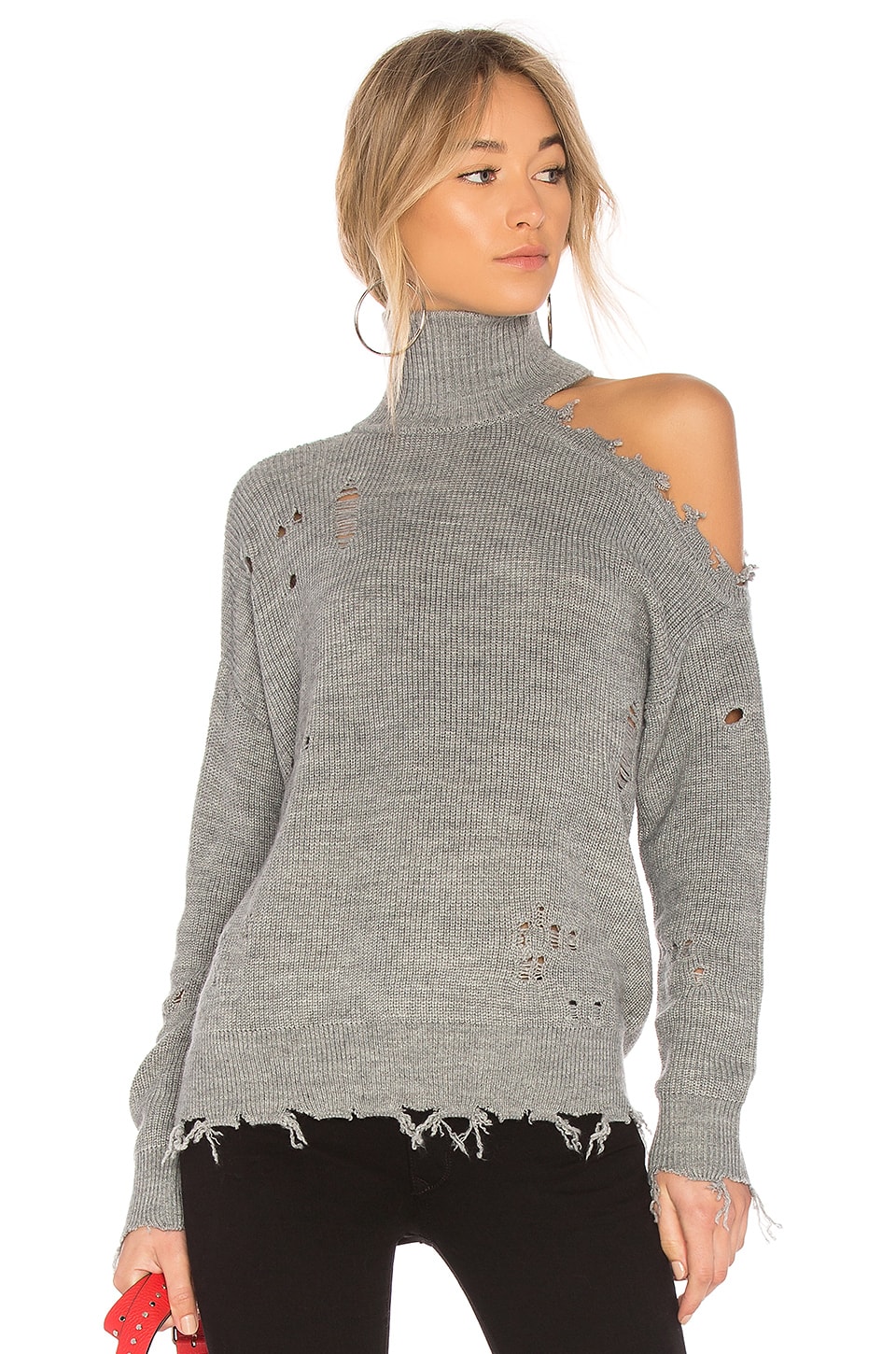 Lovers and Friends Arlington Sweater in Heather Grey | REVOLVE