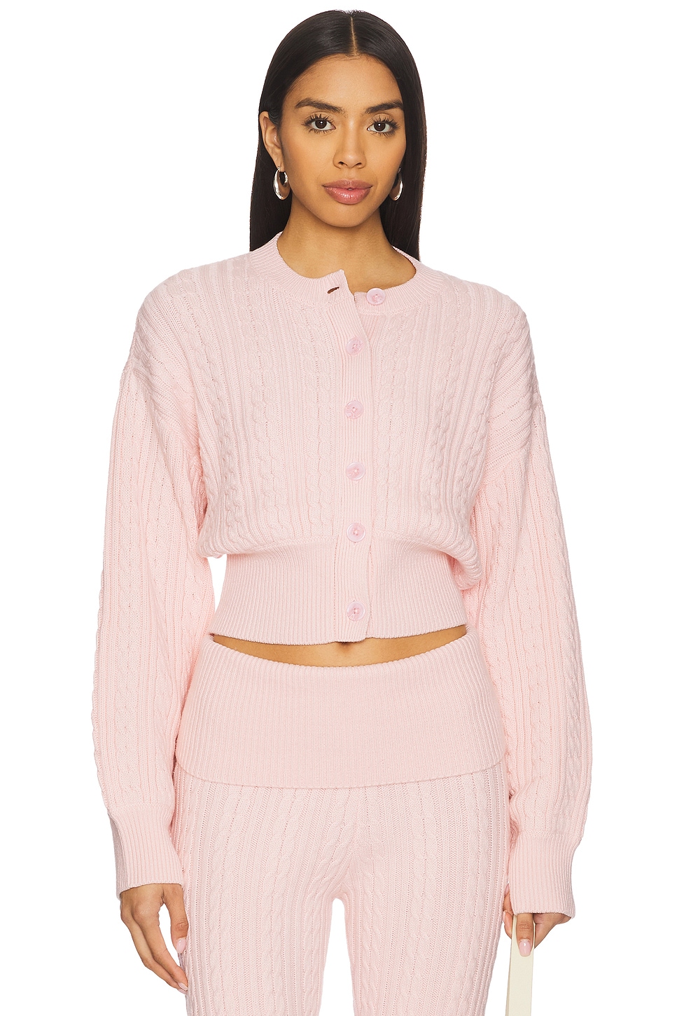 Bessie Cardigan in Light Pink View 1 of 4