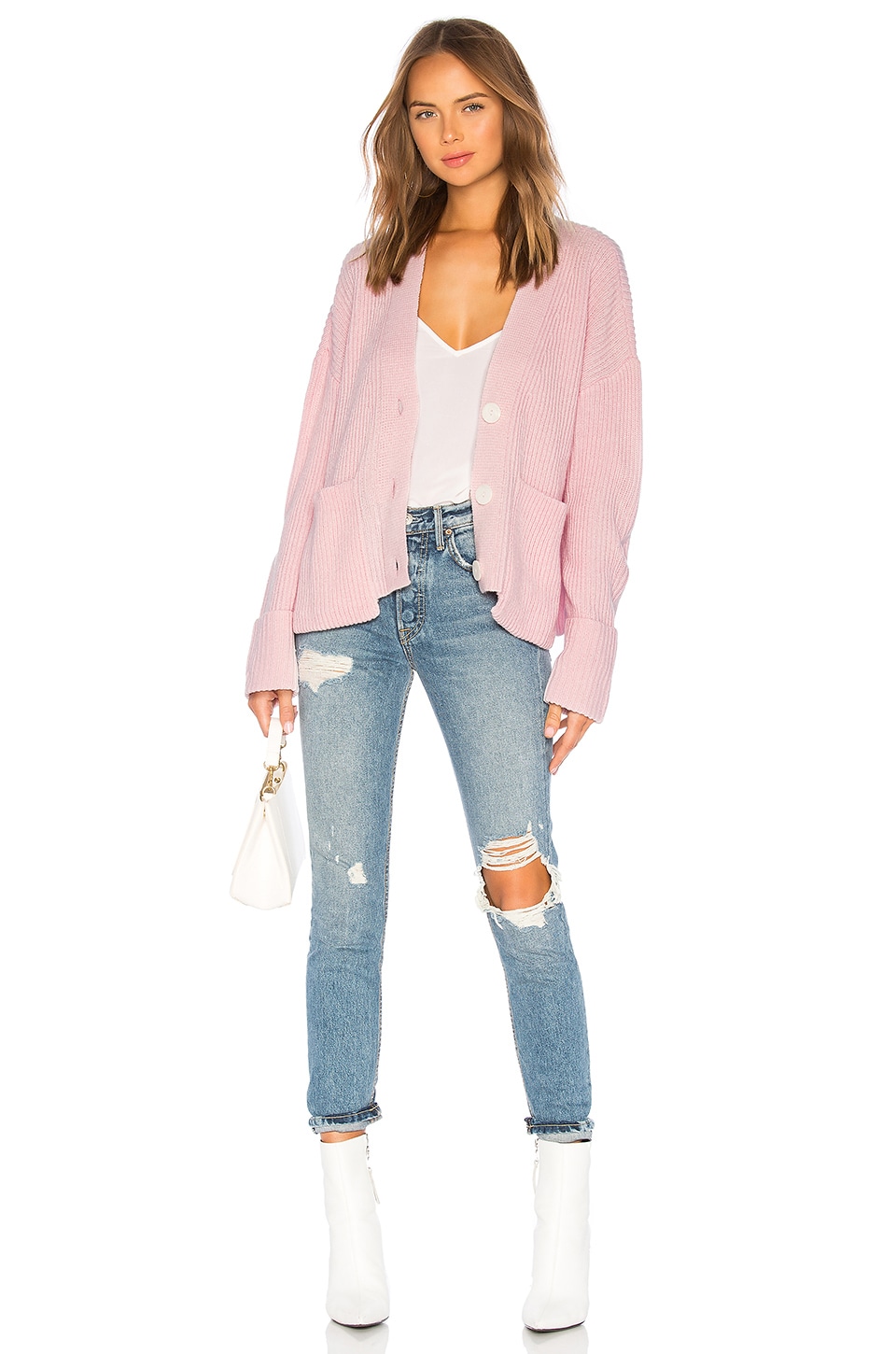 Shop Lovers & Friends Avery Cardigan In Pink