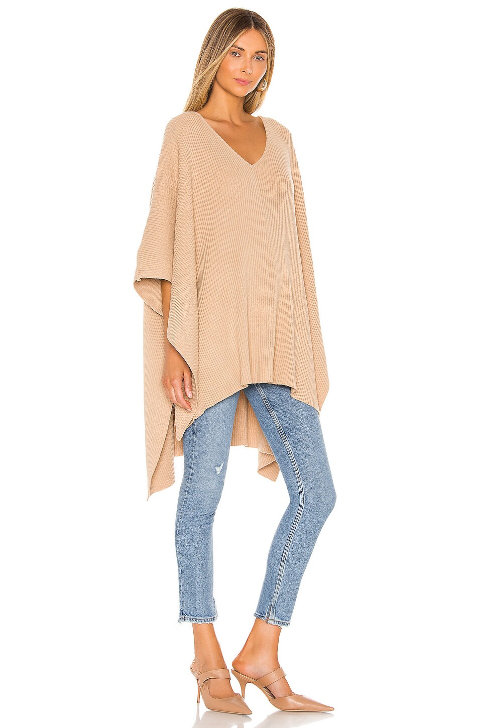 Lovers and Friends Weekend Breeze Poncho in Nude