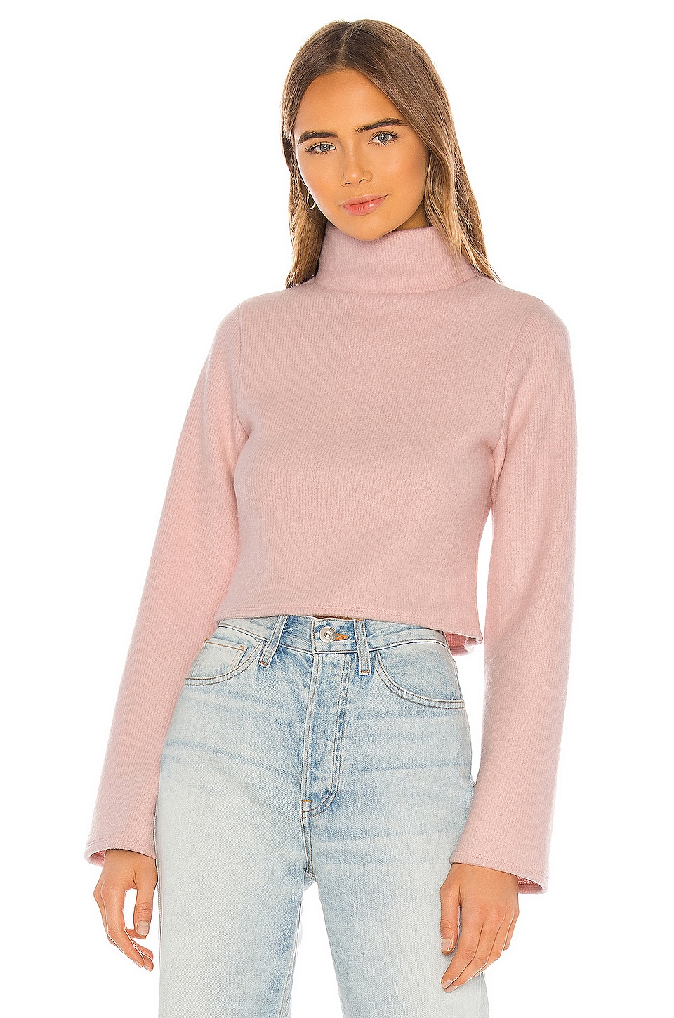 revolve pink sweater