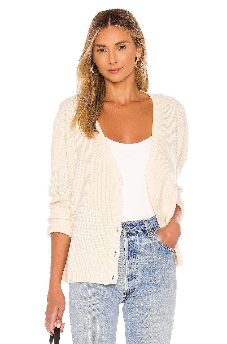 Lovers and Friends Easton Cardigan in Cream | REVOLVE