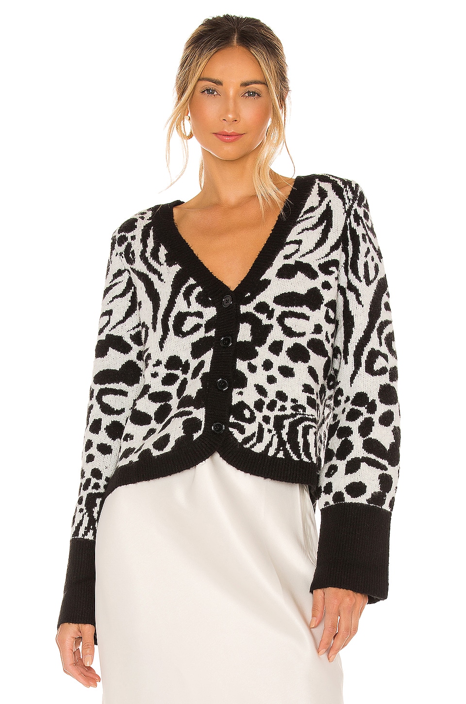 lovers and friends leopard sweater