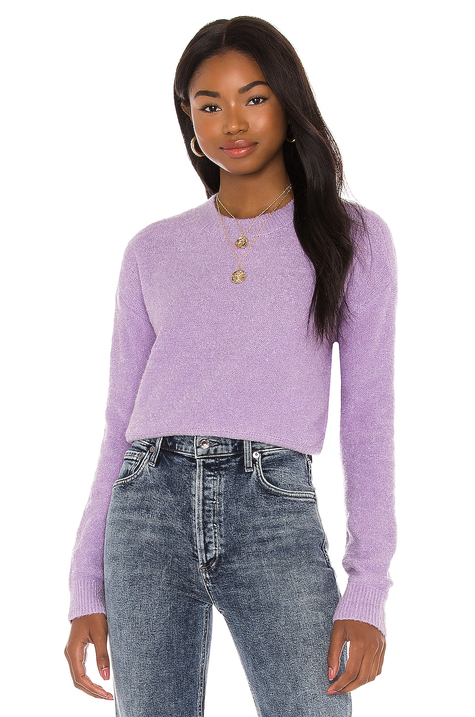 WHAT I WORE // lilac sweater + black flares — House of Dorough