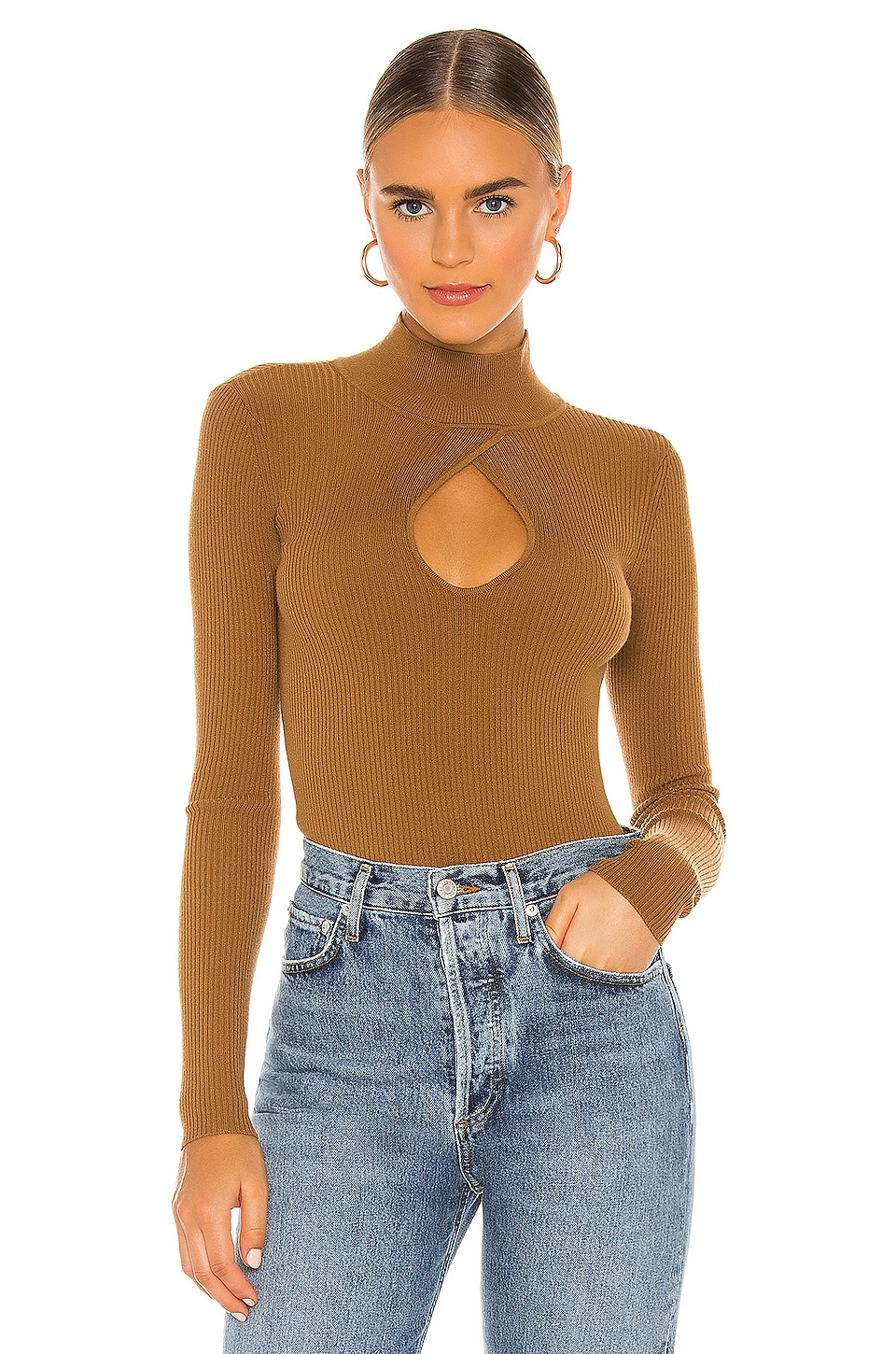 Lovers and Friends Niko Turtleneck in Camel | REVOLVE