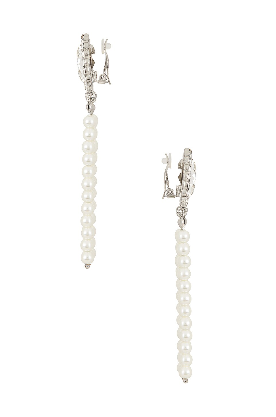 Lovers and Friends Sage Earring in Silver Rhinestone