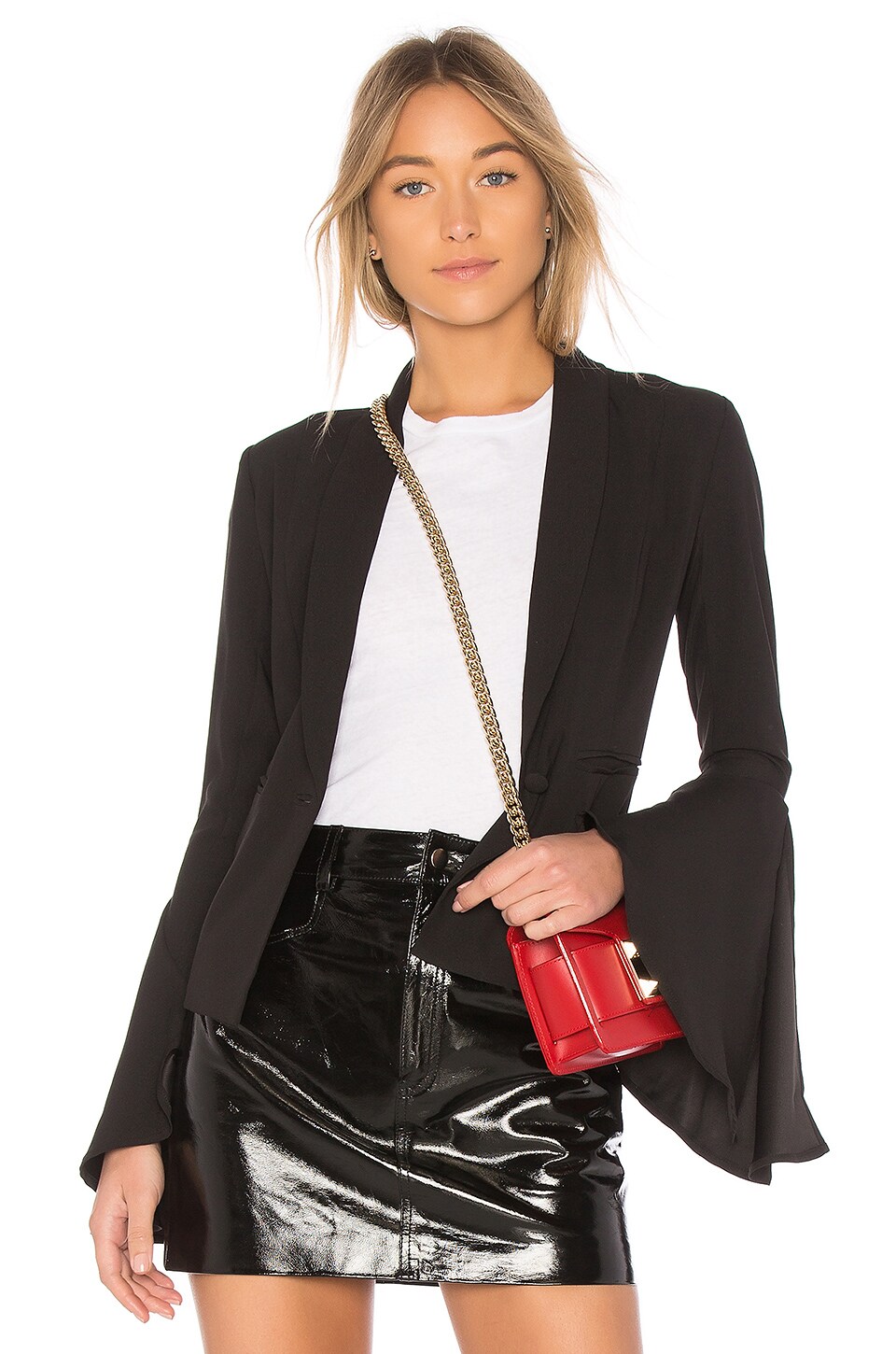 x REVOLVE Carmelita Flare Blazer