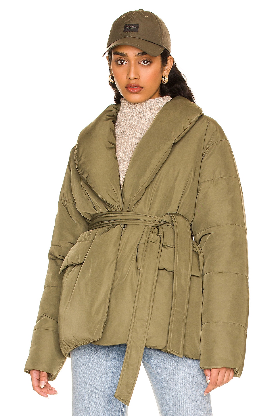 Lovers and Friends Sophia Puffer Jacket in Green | REVOLVE