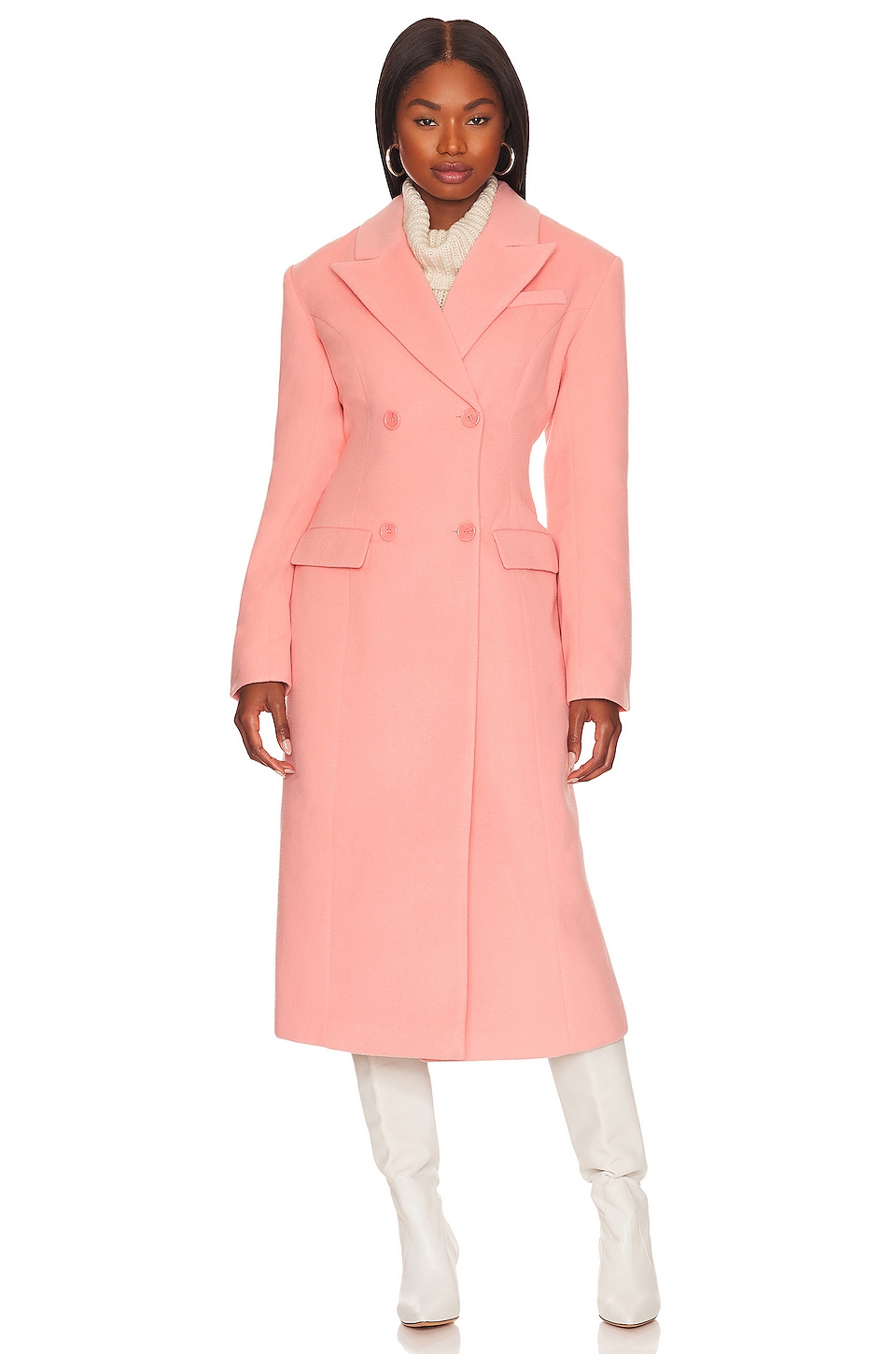 Lovers and Friends Astoria Coat in Pink