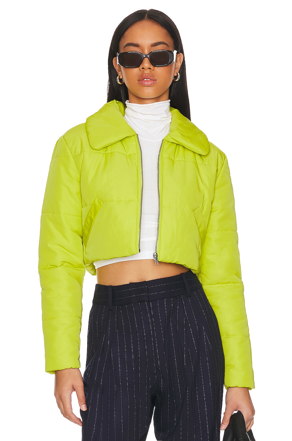 Louis Vuitton Down Cropped Rave Puffer Jacket