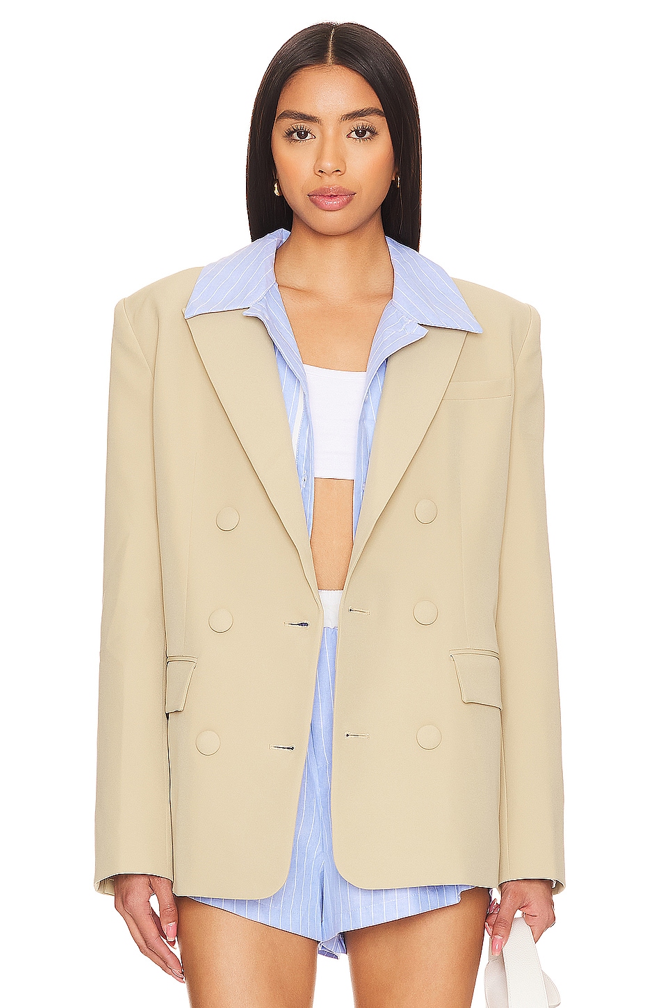 Lovers and Friends Lyra Blazer in Sage Green | REVOLVE