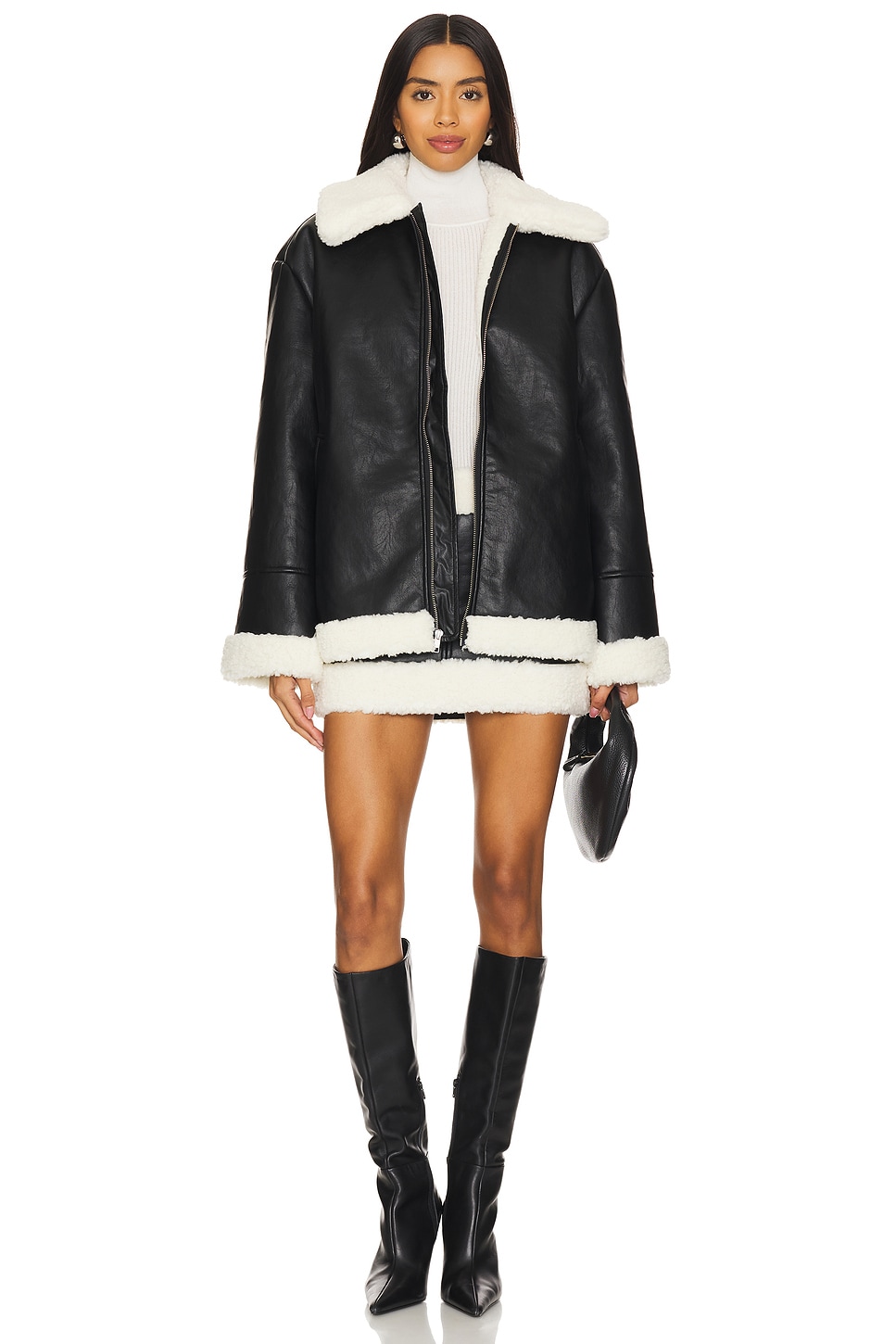 ジャケット・アウター Special mini leather jacket Leather Jackets