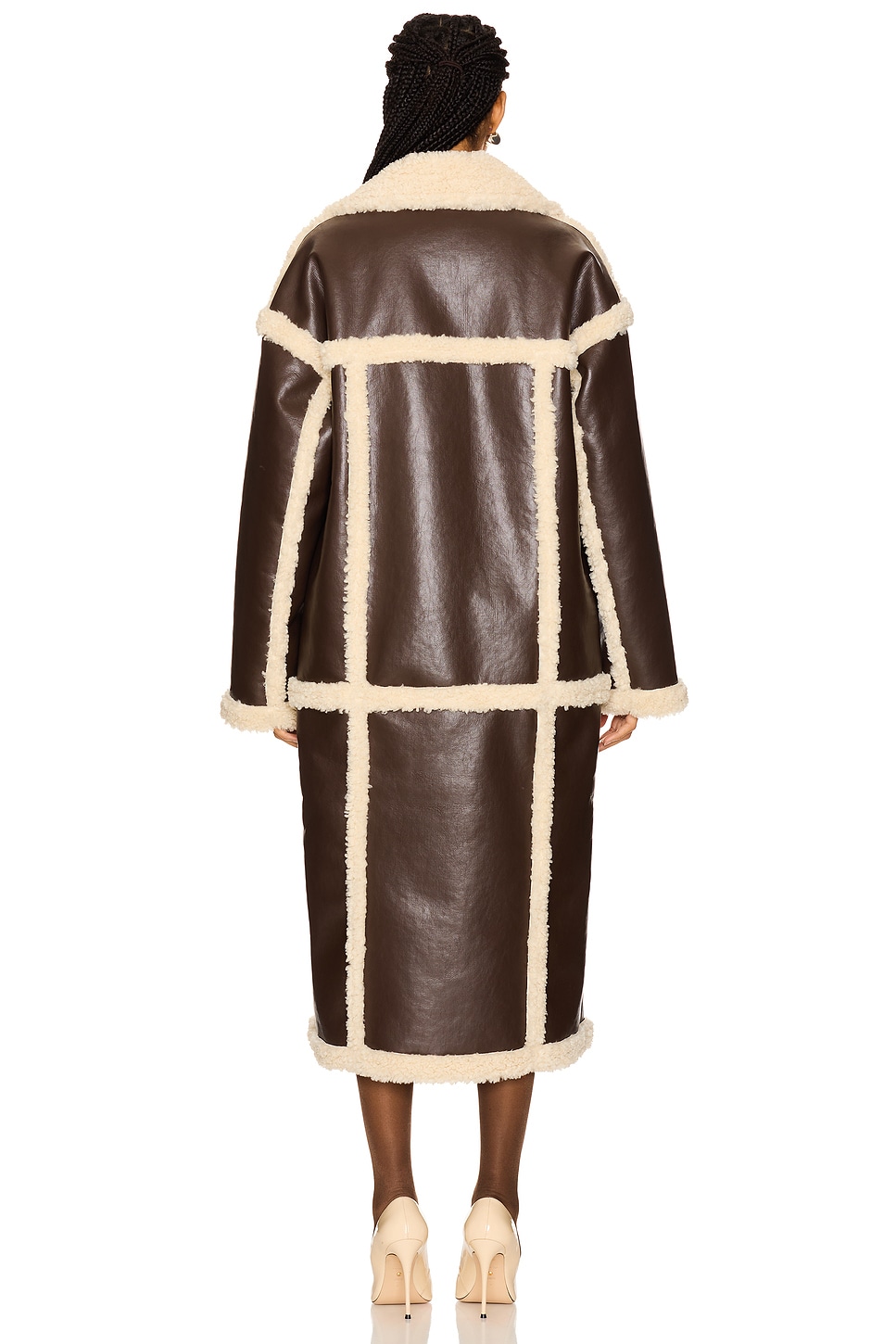 Wayne Faux Shearling Coat