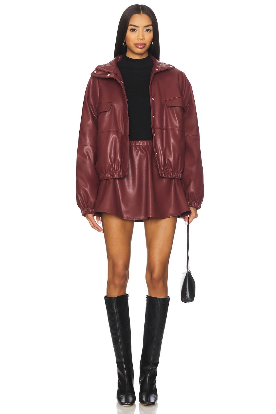 Jordan Faux Leather Jacket