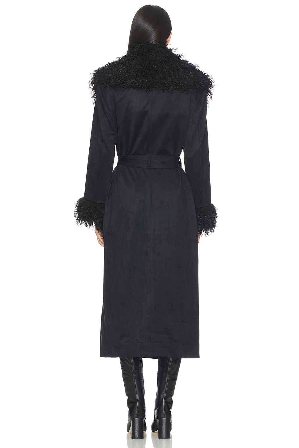 Lena Faux Suede Coat