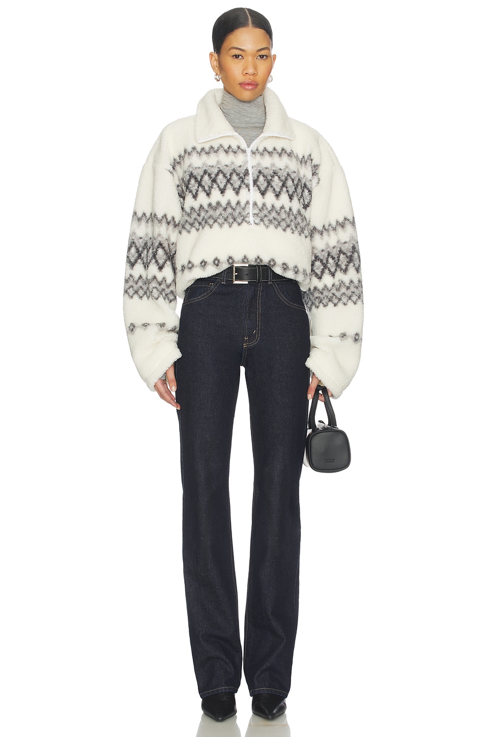 Lovers and Friends Billie Half Zip Pullover in Cream | REVOLVE