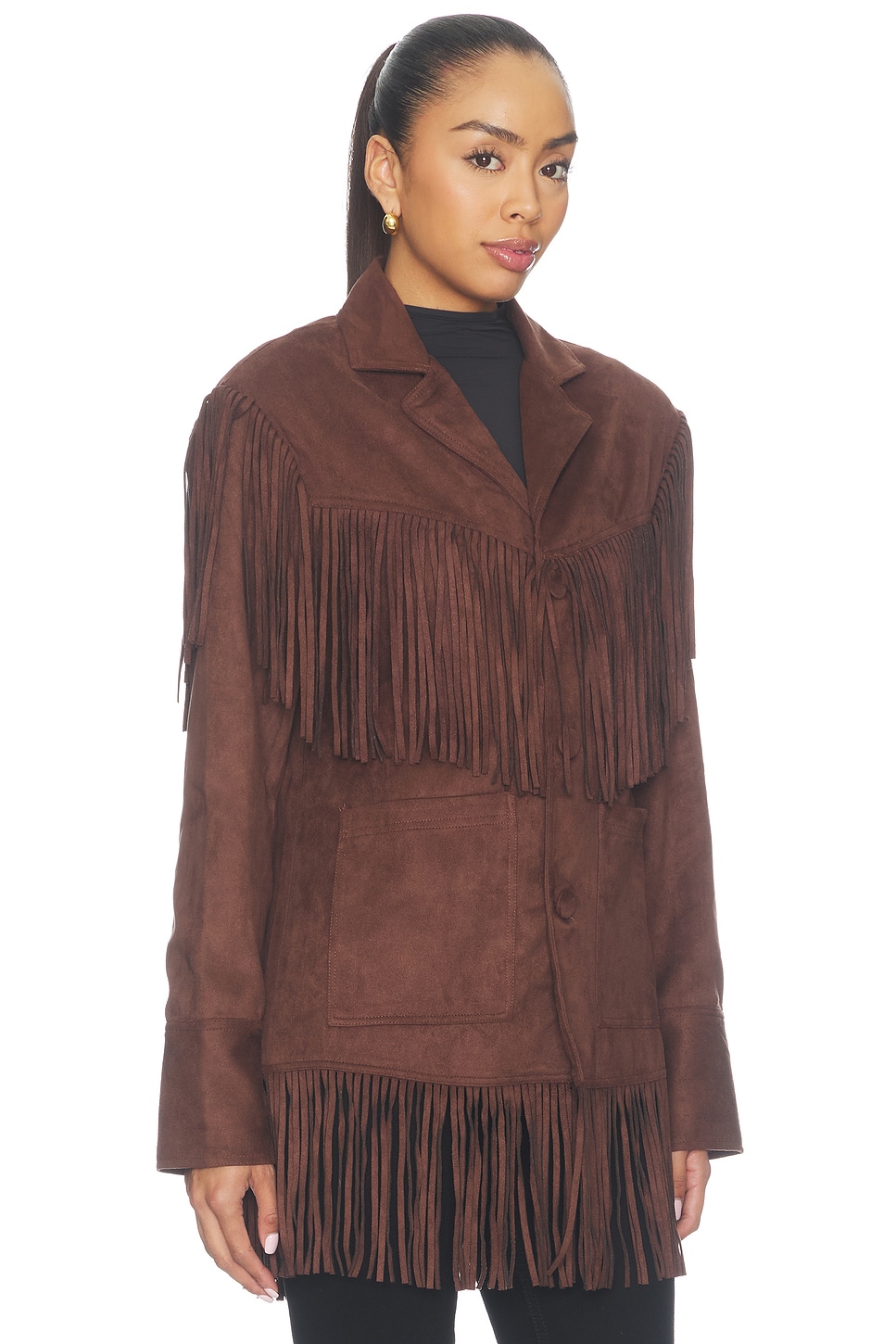 Lovers and Friends Salley Faux Suede Jacket