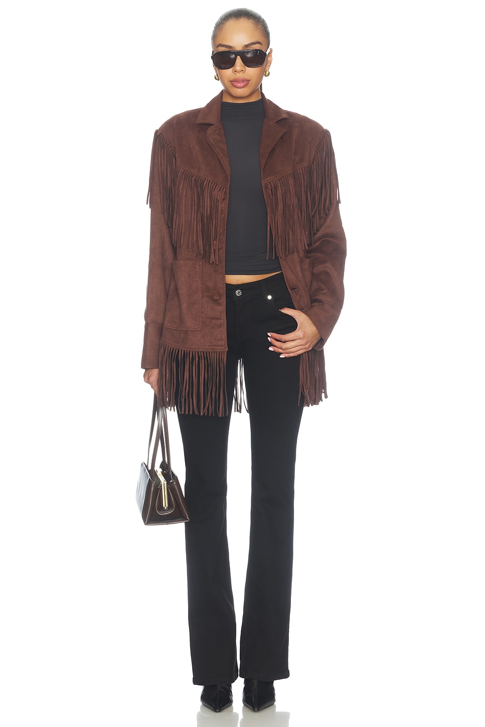 Lovers and Friends Salley Faux Suede Jacket